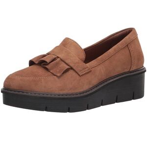 Clarks Brown Loafers for Women